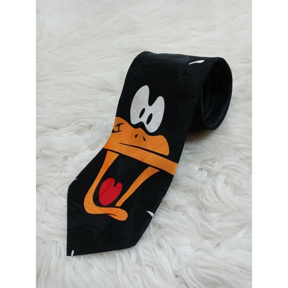 3/20$  93 Neck Tie Wide Daffy Duck Looney Tunes - Picture 1 of 6